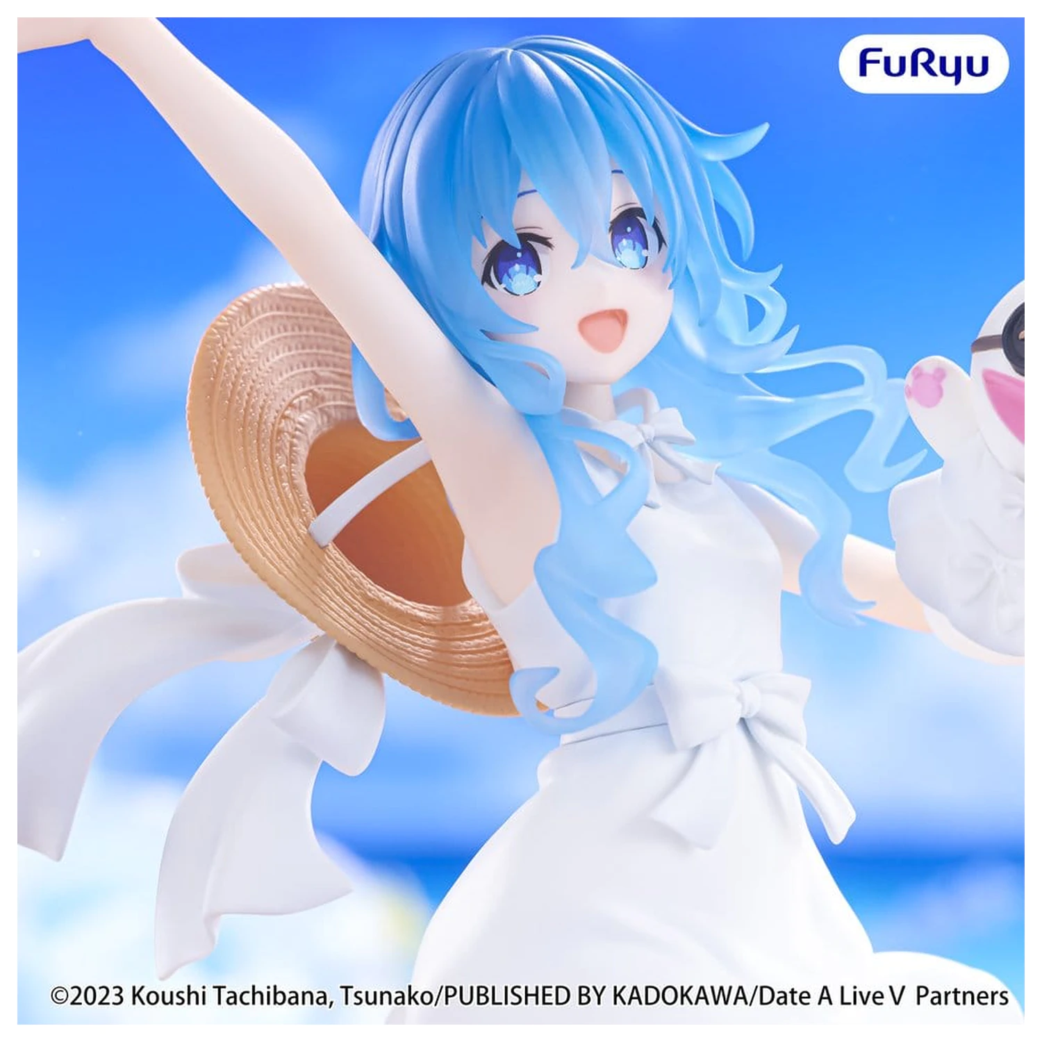 Date A Live V Summer Dress PVC Figur Yoshino 21 cm Produktfoto