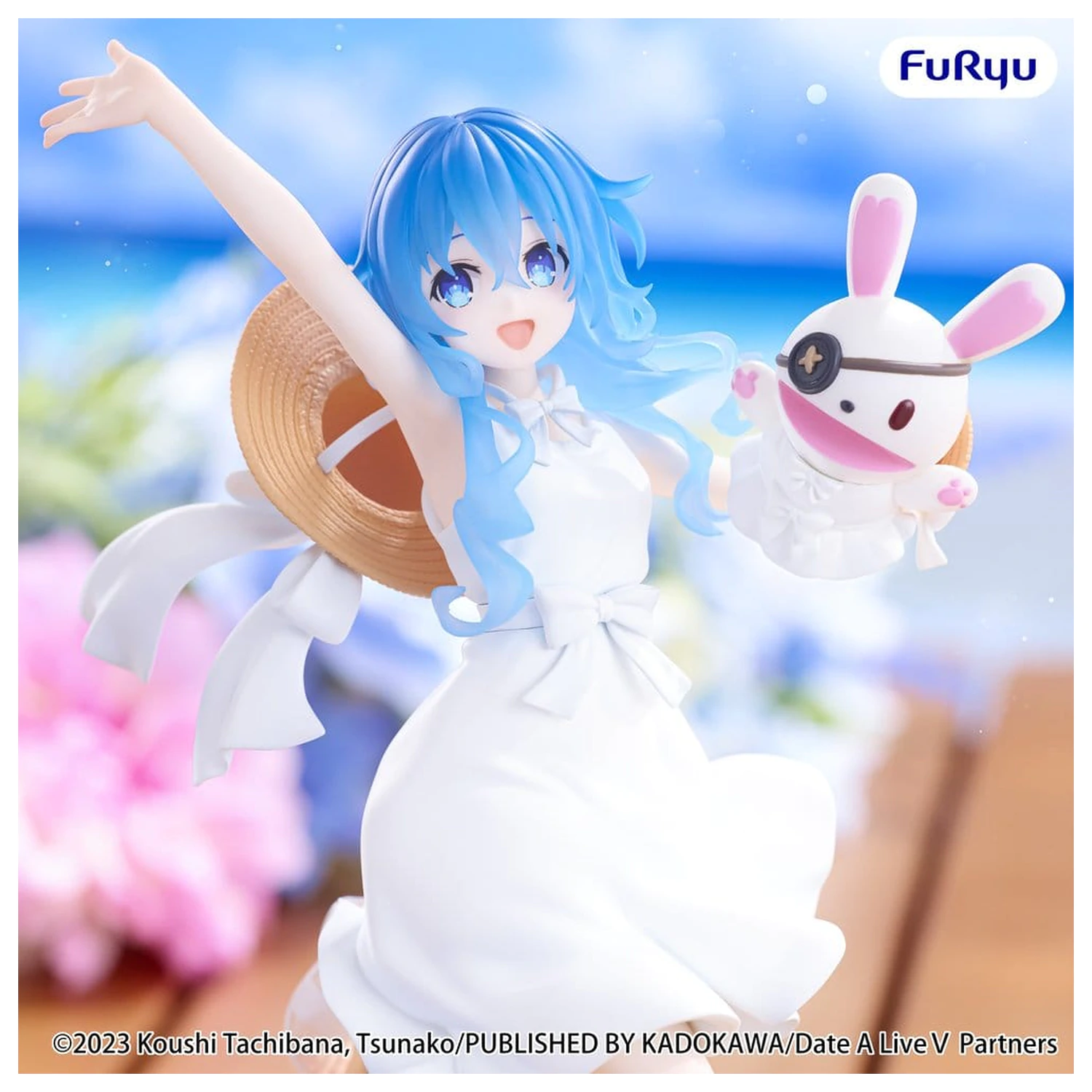 Date A Live V Summer Dress PVC Figur Yoshino 21 cm Produktfoto