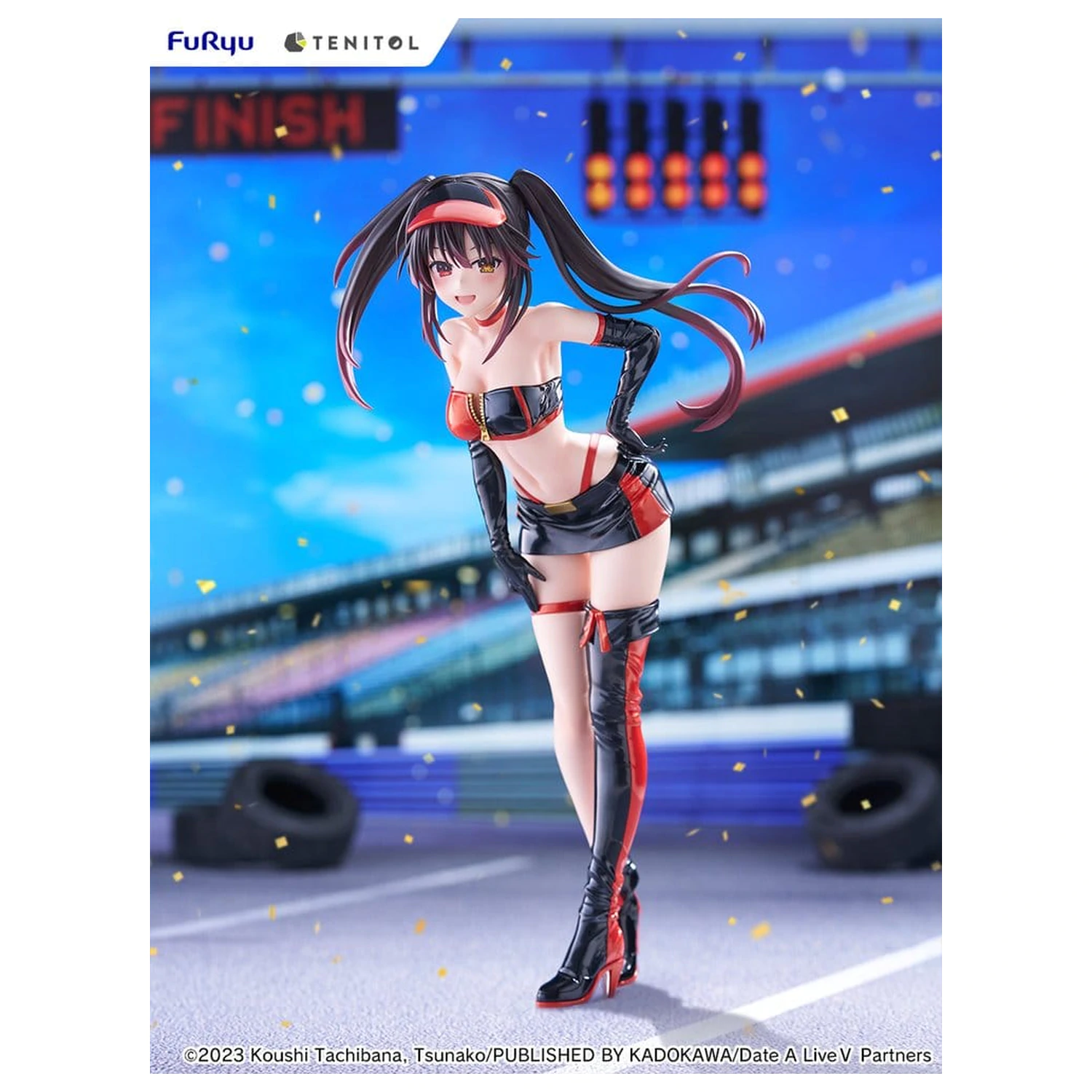 Date A Live V Tenitol Tall PVC Figur Kurumi Tokisaki Race Queen Ver. 29 cm Produktfoto