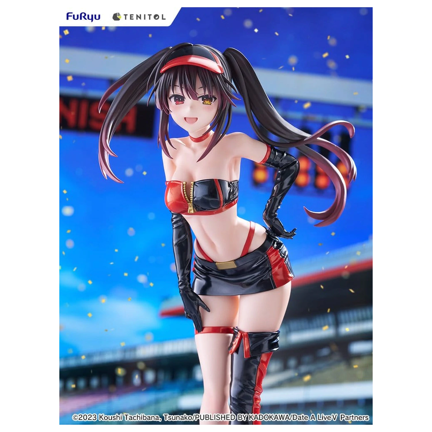Date A Live V Tenitol Tall PVC Figur Kurumi Tokisaki Race Queen Ver. 29 cm Produktfoto