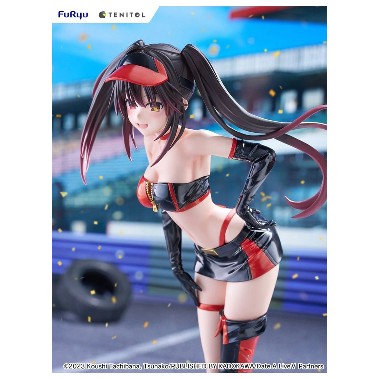 Date A Live V Tenitol Tall PVC Figur Kurumi Tokisaki Race Queen Ver. 29 cm Produktfoto