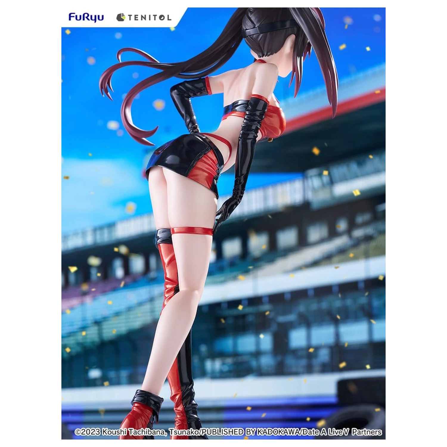 Date A Live V Tenitol Tall PVC Figur Kurumi Tokisaki Race Queen Ver. 29 cm Produktfoto
