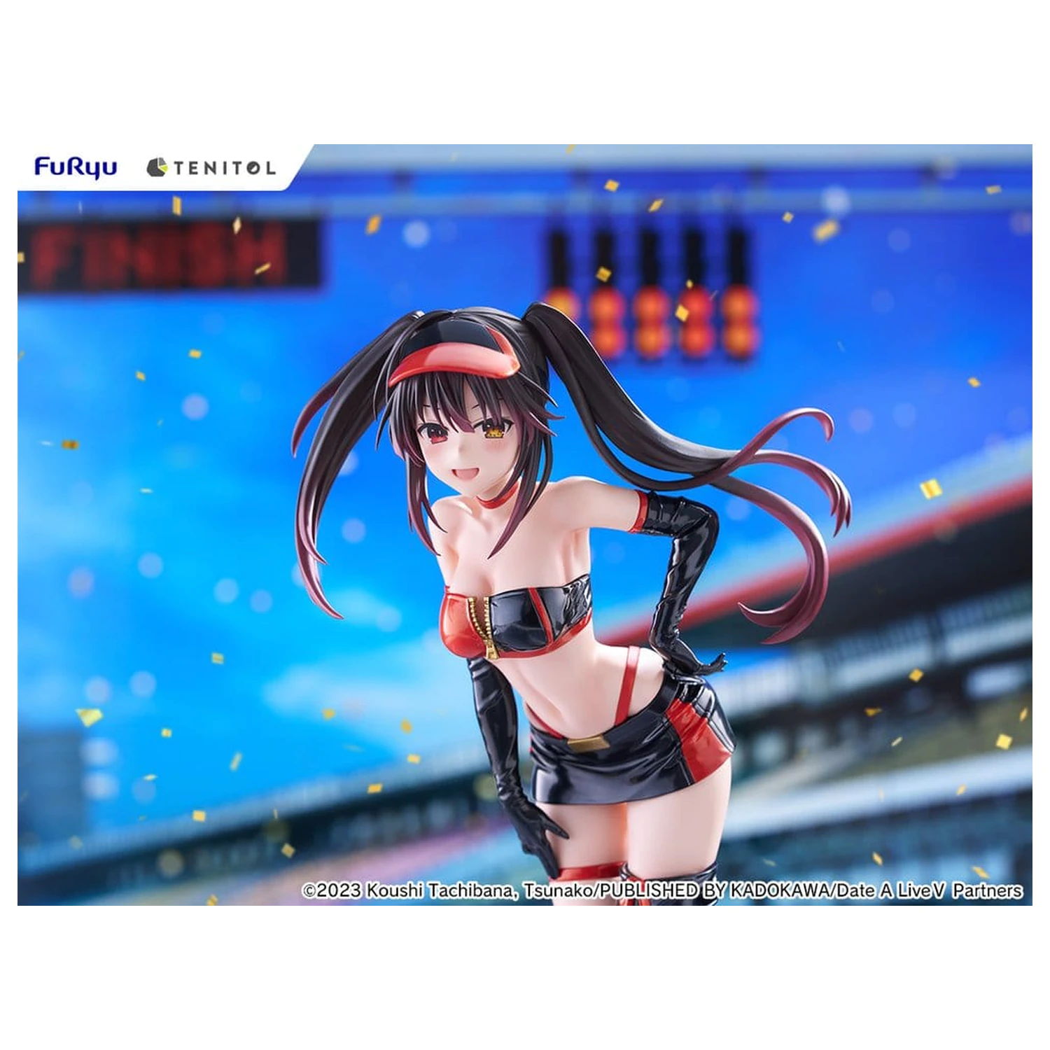 Date A Live V Tenitol Tall PVC Figur Kurumi Tokisaki Race Queen Ver. 29 cm Produktfoto