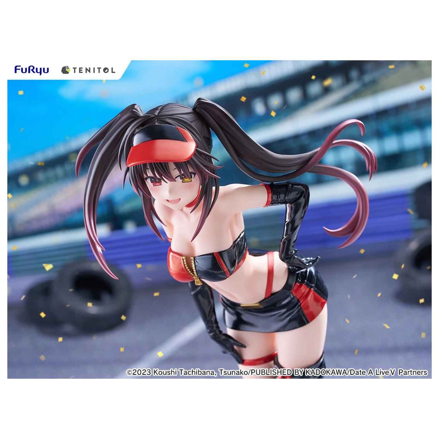 Date A Live V Tenitol Tall PVC Figur Kurumi Tokisaki Race Queen Ver. 29 cm Produktfoto