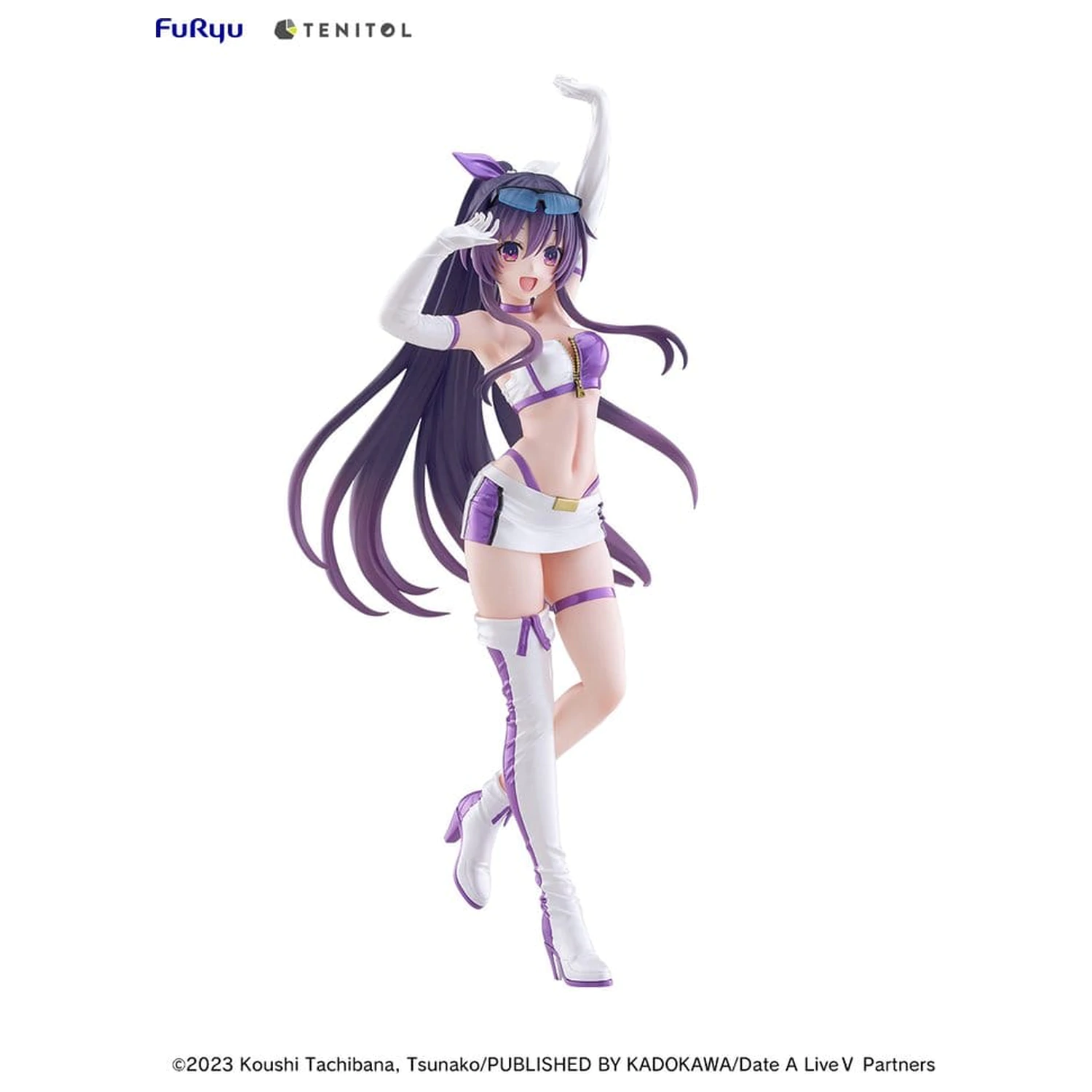 Date A Live V Tenitol Große PVC Figur Tohka Yatogami Race Queen Ver. 30 cm Produktfoto