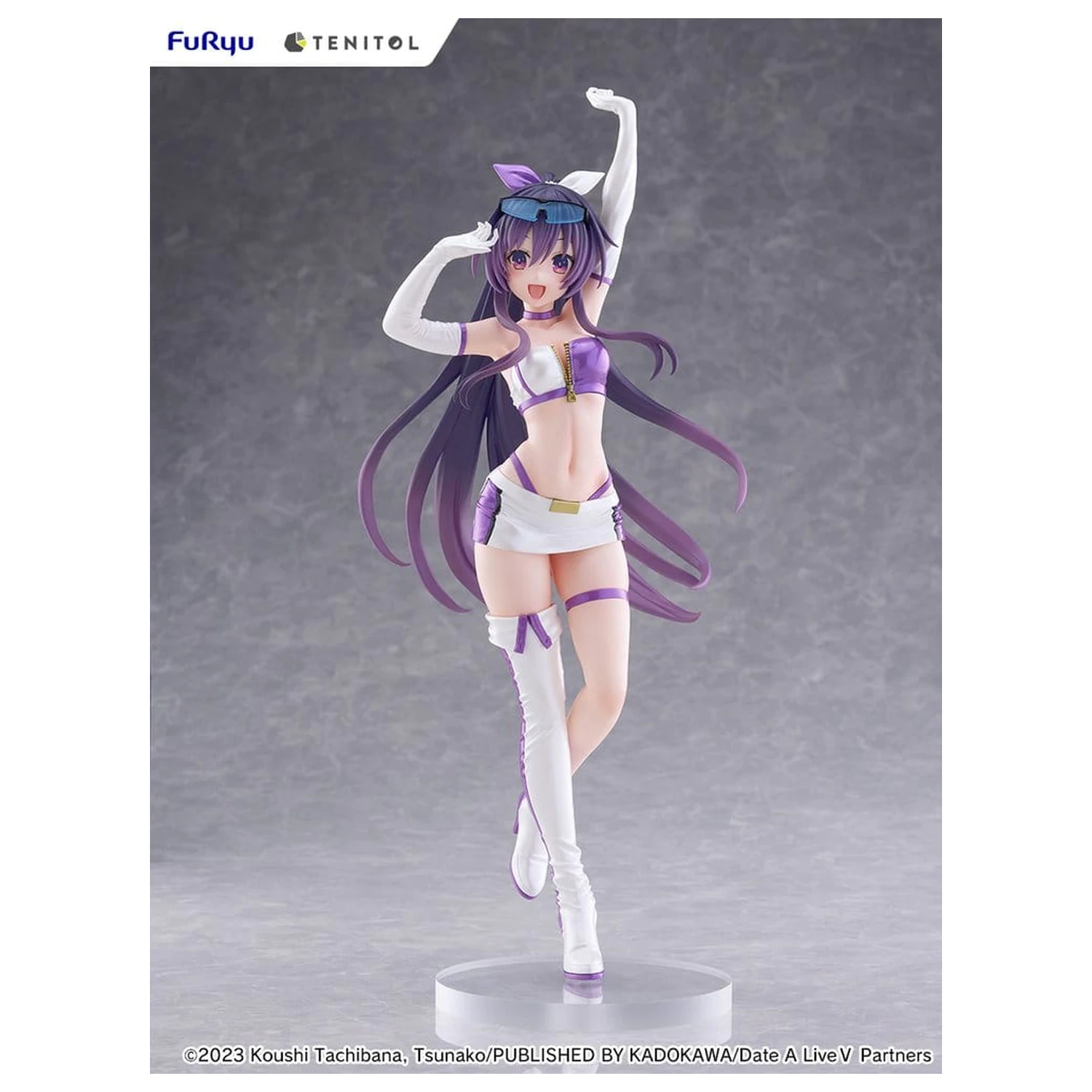 Date A Live V Tenitol Große PVC Figur Tohka Yatogami Race Queen Ver. 30 cm Produktfoto