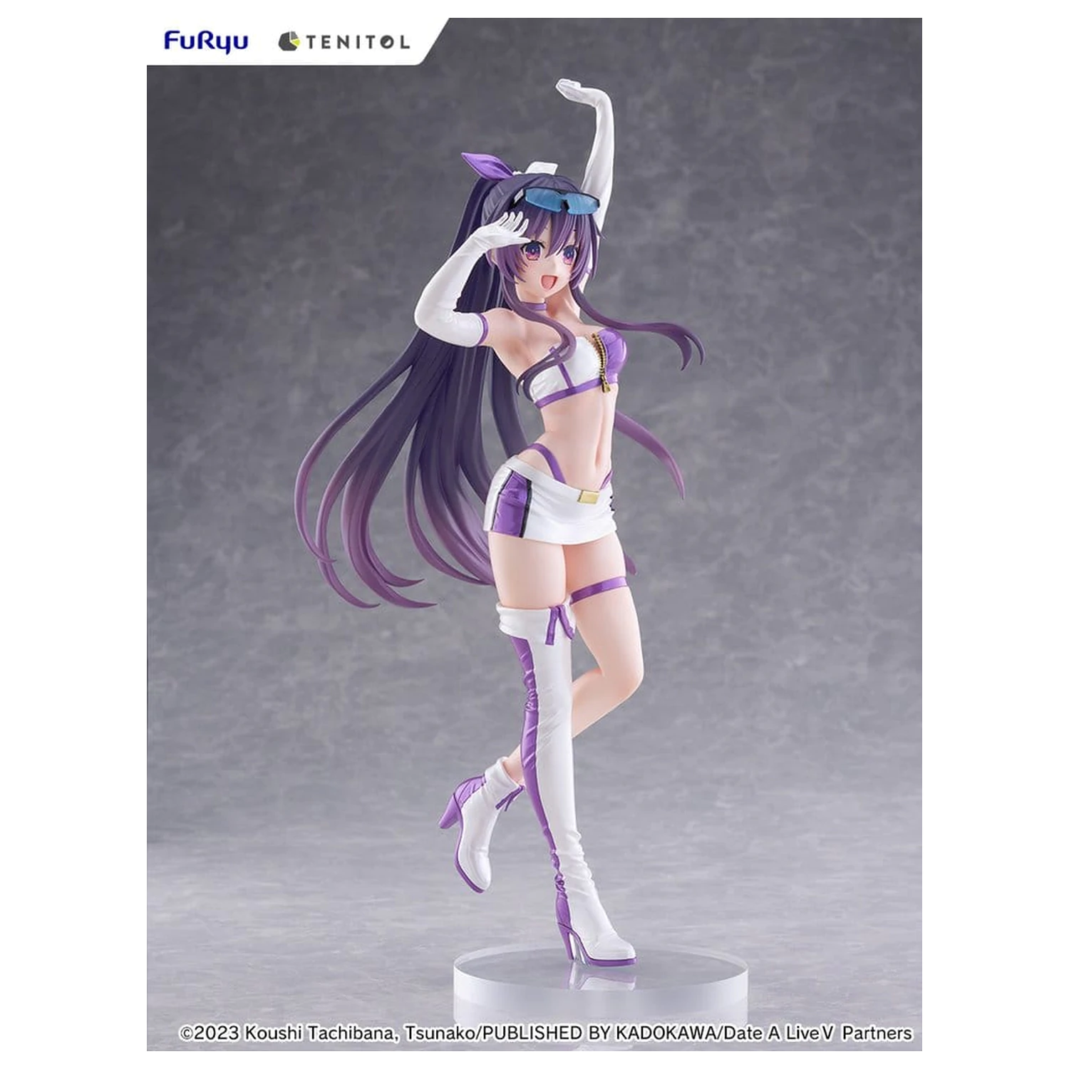 Date A Live V Tenitol Große PVC Figur Tohka Yatogami Race Queen Ver. 30 cm Produktfoto