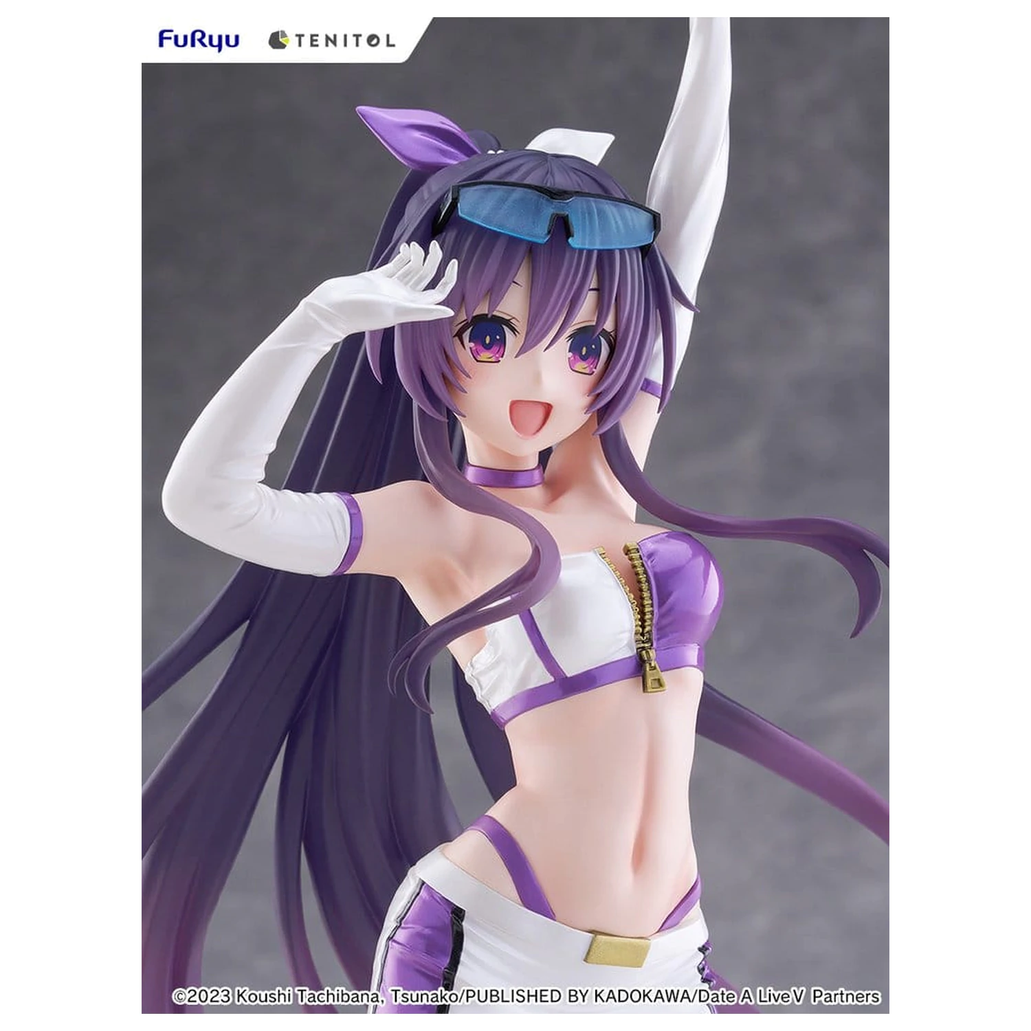 Date A Live V Tenitol Große PVC Figur Tohka Yatogami Race Queen Ver. 30 cm Produktfoto