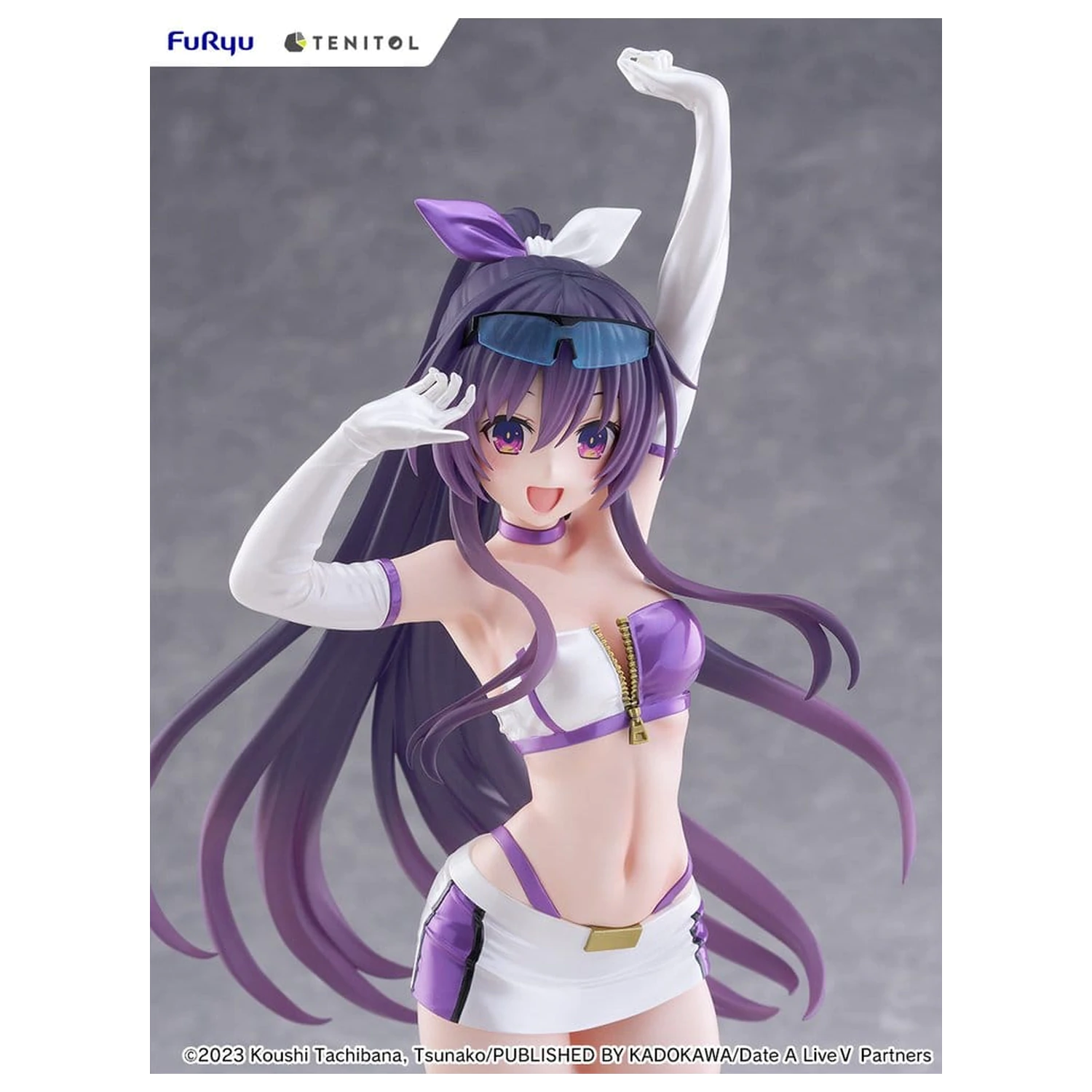Date A Live V Tenitol Große PVC Figur Tohka Yatogami Race Queen Ver. 30 cm Produktfoto