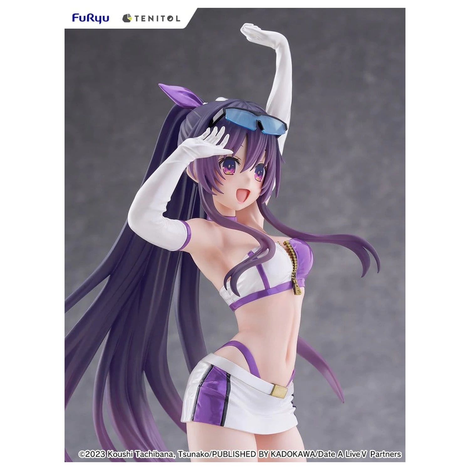 Date A Live V Tenitol Große PVC Figur Tohka Yatogami Race Queen Ver. 30 cm Produktfoto