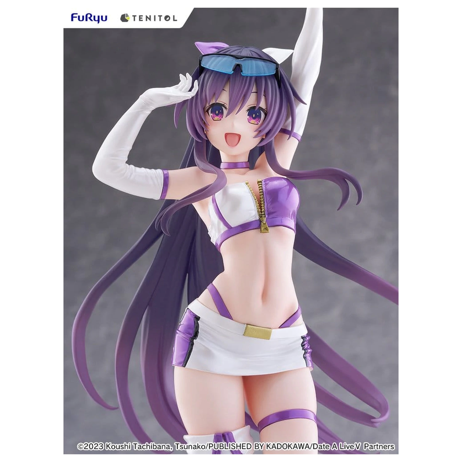 Date A Live V Tenitol Große PVC Figur Tohka Yatogami Race Queen Ver. 30 cm Produktfoto
