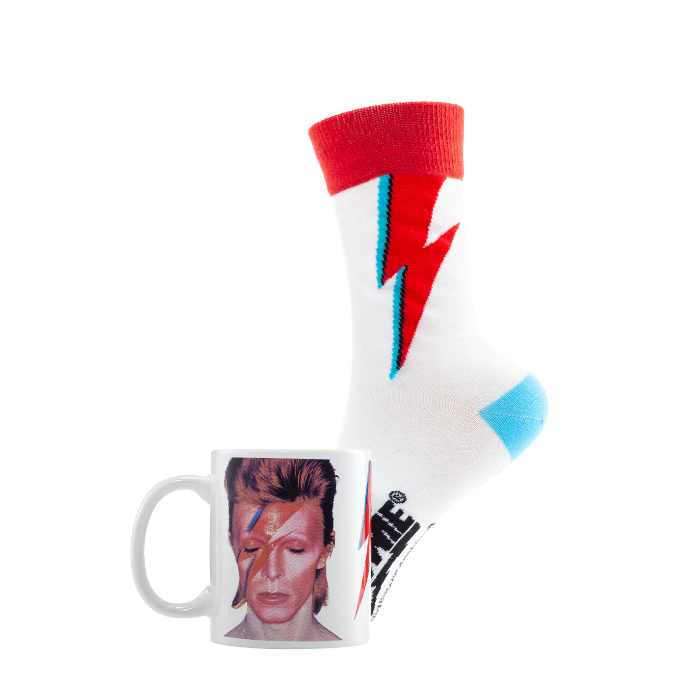 David Bowie Set Tasse und Socken Produktfoto