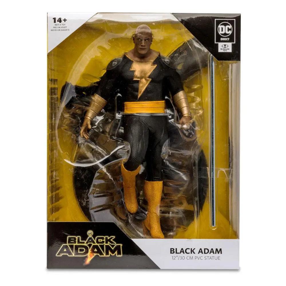 DC Black Adam Movie Pose PVC-Statue Black Adam von Jim Lee 30 cm Produktfoto