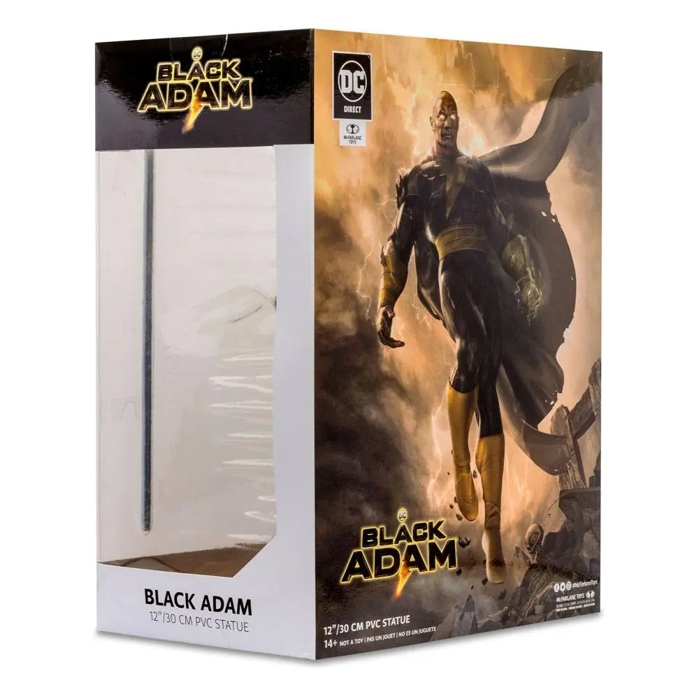 DC Black Adam Movie Pose PVC-Statue Black Adam von Jim Lee 30 cm Produktfoto