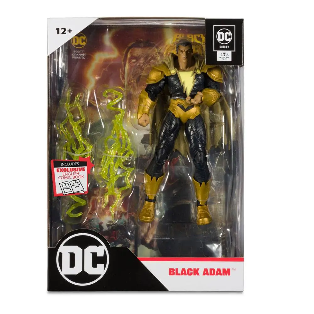 DC Black Adam Page Punchers Actionfigur & Comic Black Adam 18 cm termékfotó