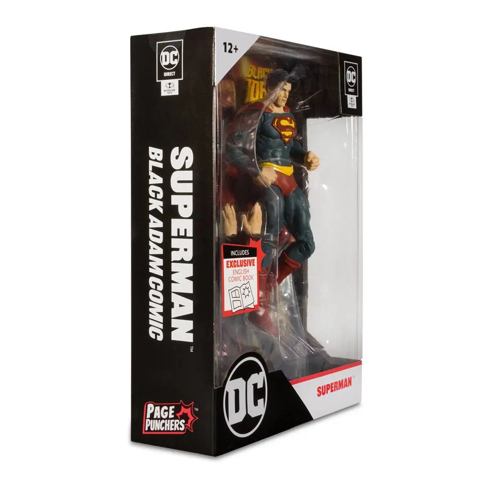 DC Black Adam Page Punchers Actionfigur & Comic Superman 18 cm termékfotó