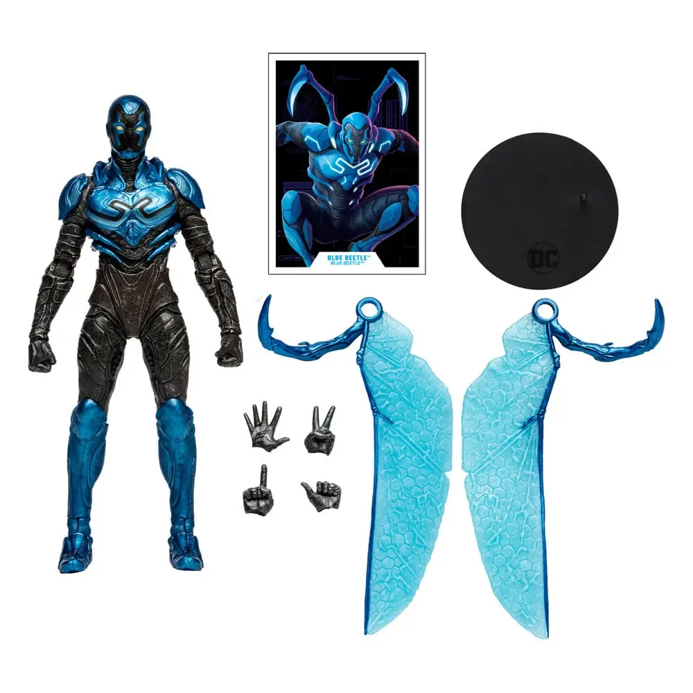 DC Blue Beetle Action Figur Blue Beetle (Battle Mode) 18 cm Produktfoto