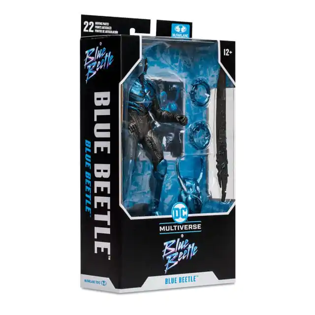 DC Blue Beetle Actionfiguren 2er-Pack Blue Beetle Regular &amp; Battle Mode 18 cm Produktfoto