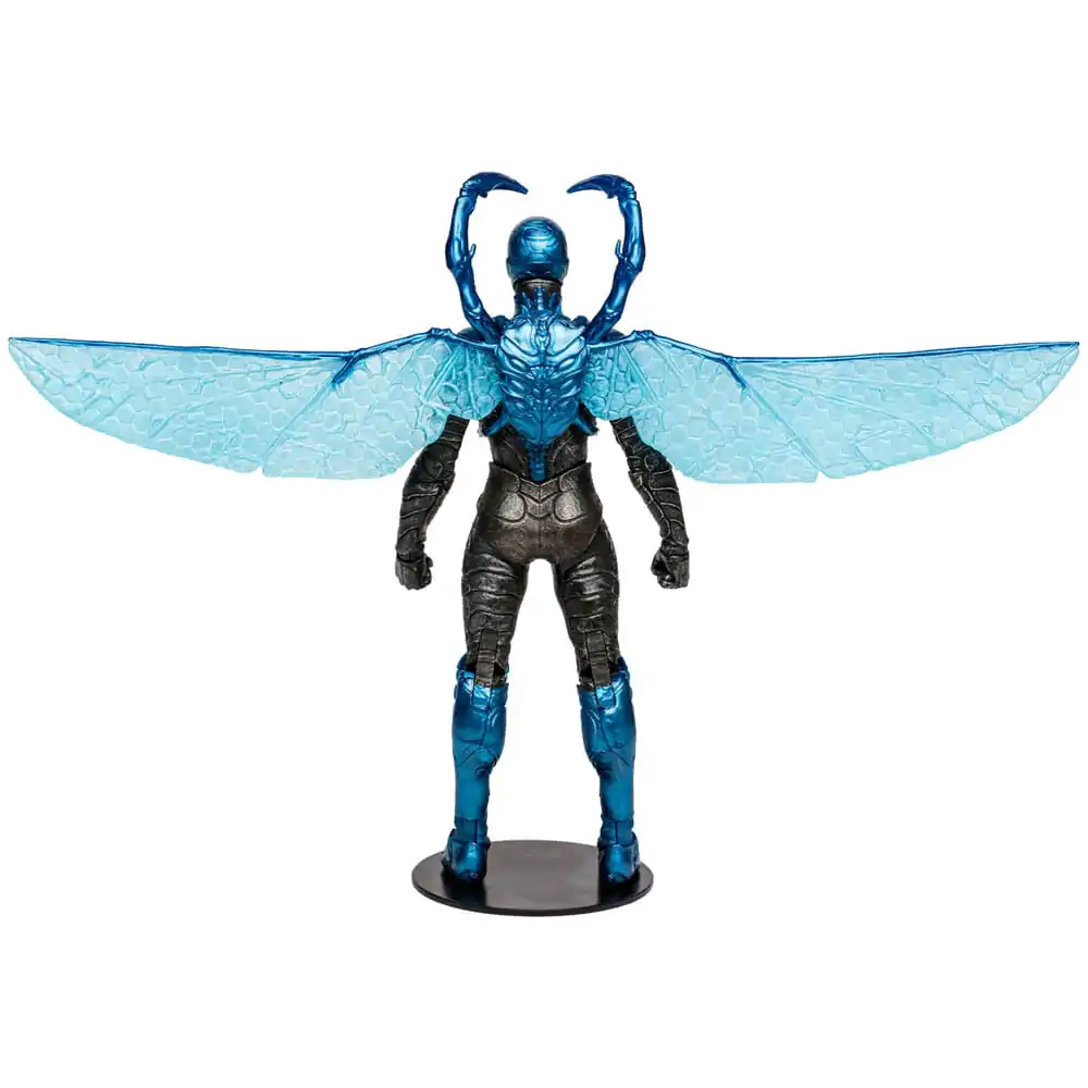 DC Blue Beetle Actionfiguren 2er-Pack Blue Beetle Regular &amp; Battle Mode 18 cm Produktfoto