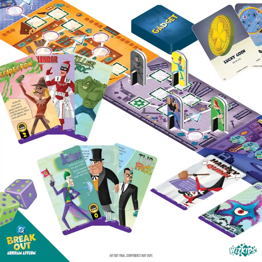 DC Breakout: Arkham Asylum Kartenspiel *Englische Version* Produktfoto