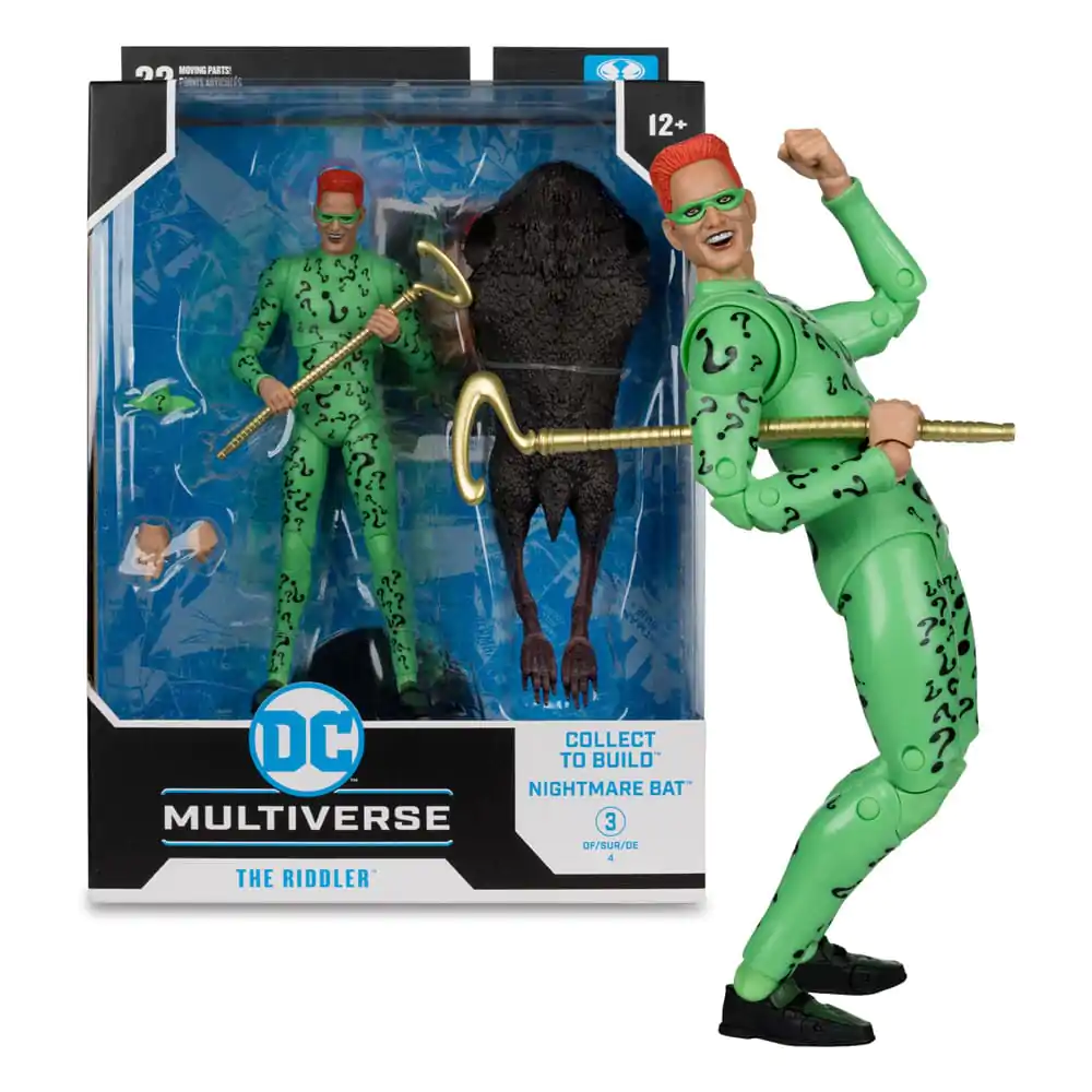 DC Build A Megafig Actionfigur Batman Forever The Riddler (Gold Label) 18 cm Produktfoto