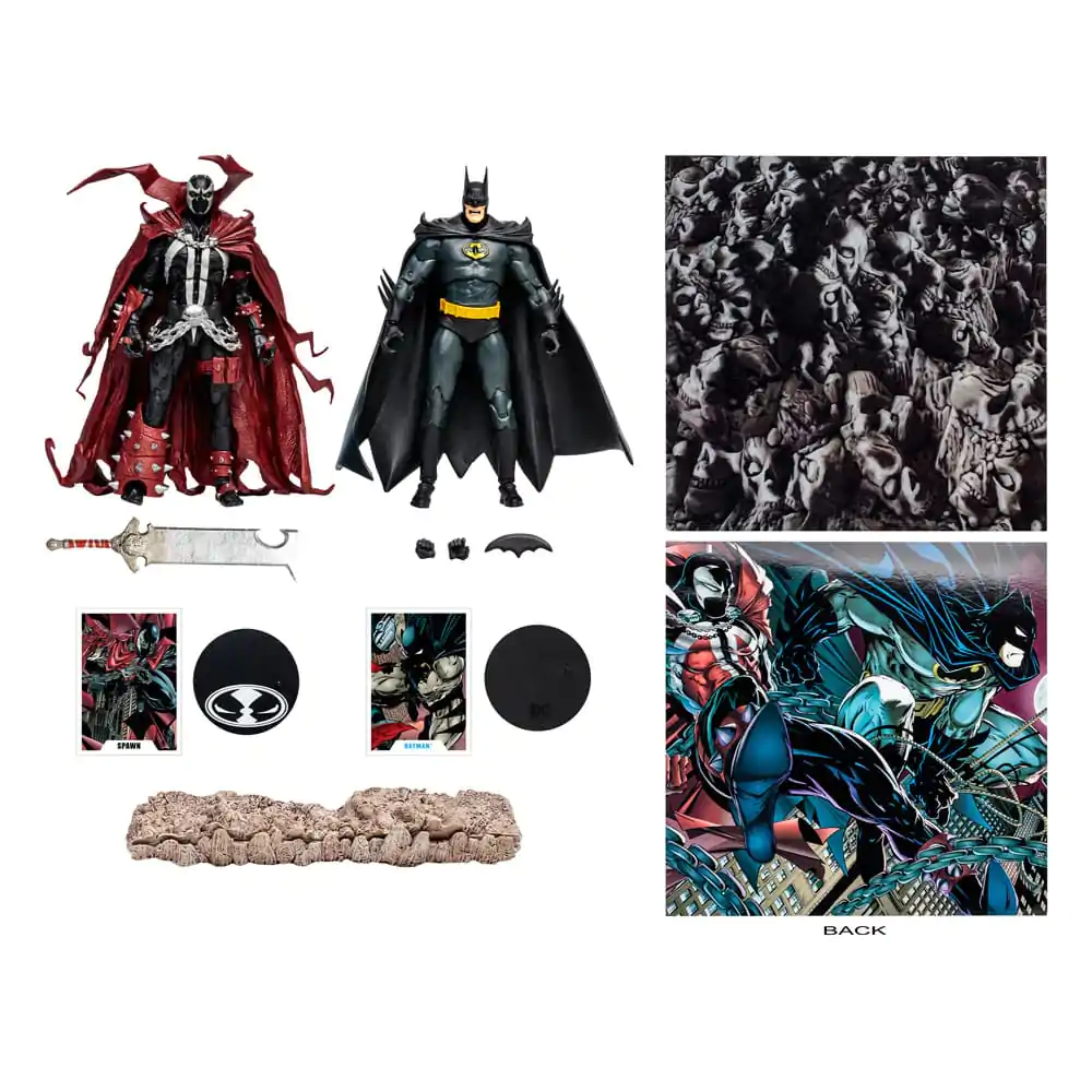 DC Collector Actionfigur 2er-Pack Batman &amp; Spawn 18 cm Produktfoto