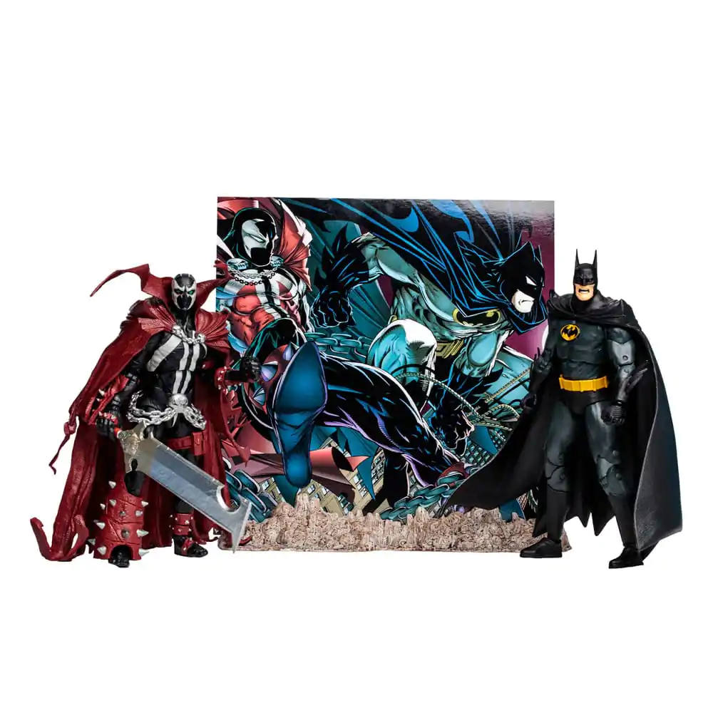 DC Collector Actionfigur 2er-Pack Batman &amp; Spawn 18 cm Produktfoto