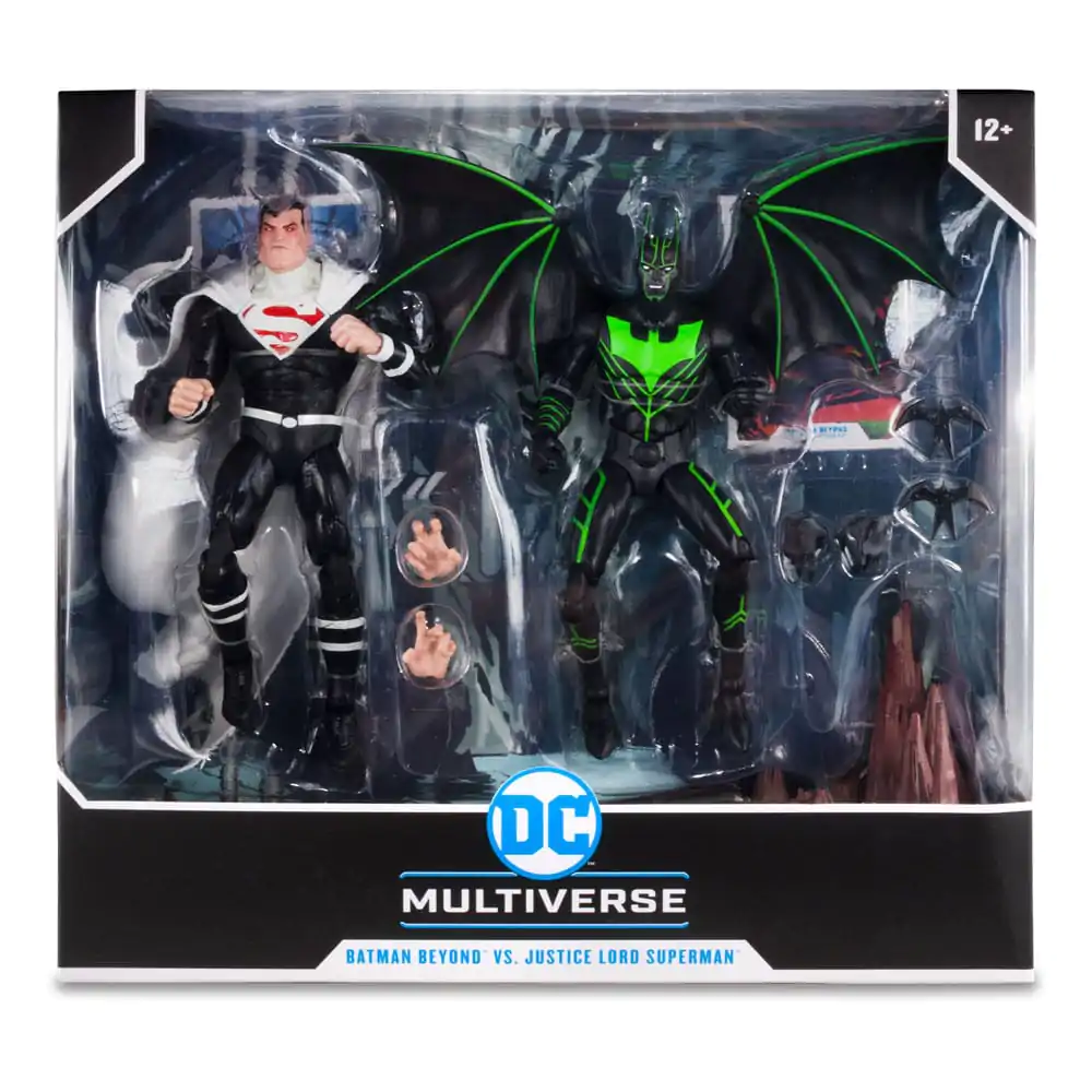 DC Collector Actionfigur 2er-Pack Batman Beyond Vs Justice Lord Superman 18 cm termékfotó