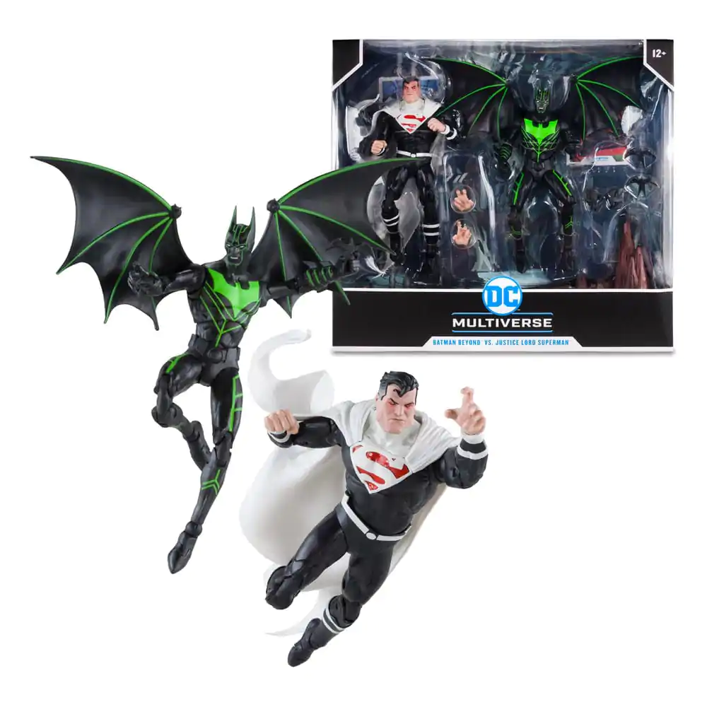 DC Collector Actionfigur 2er-Pack Batman Beyond Vs Justice Lord Superman 18 cm termékfotó