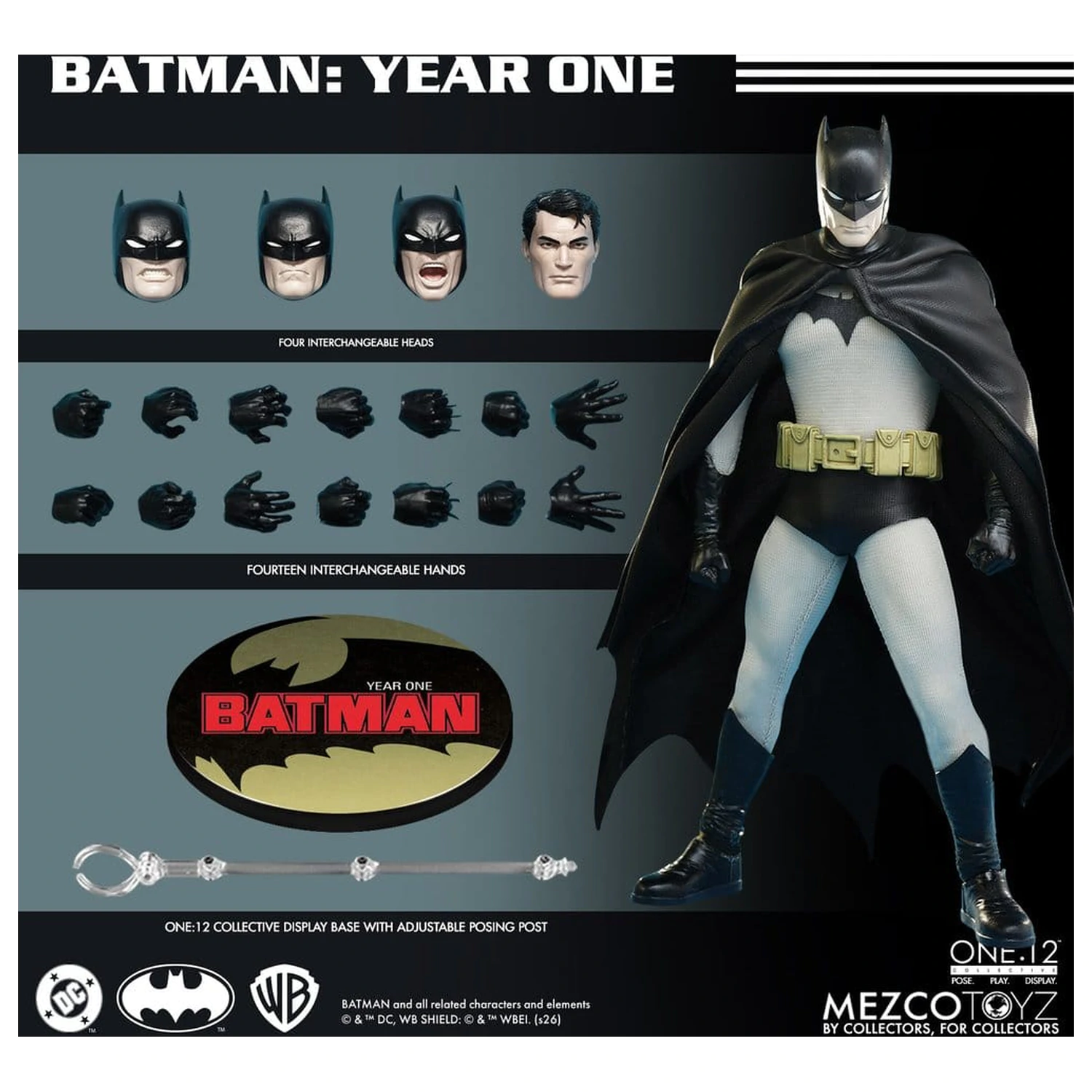 DC Comics Action Figur 1/12 Batman: Year One 17 cm Produktfoto