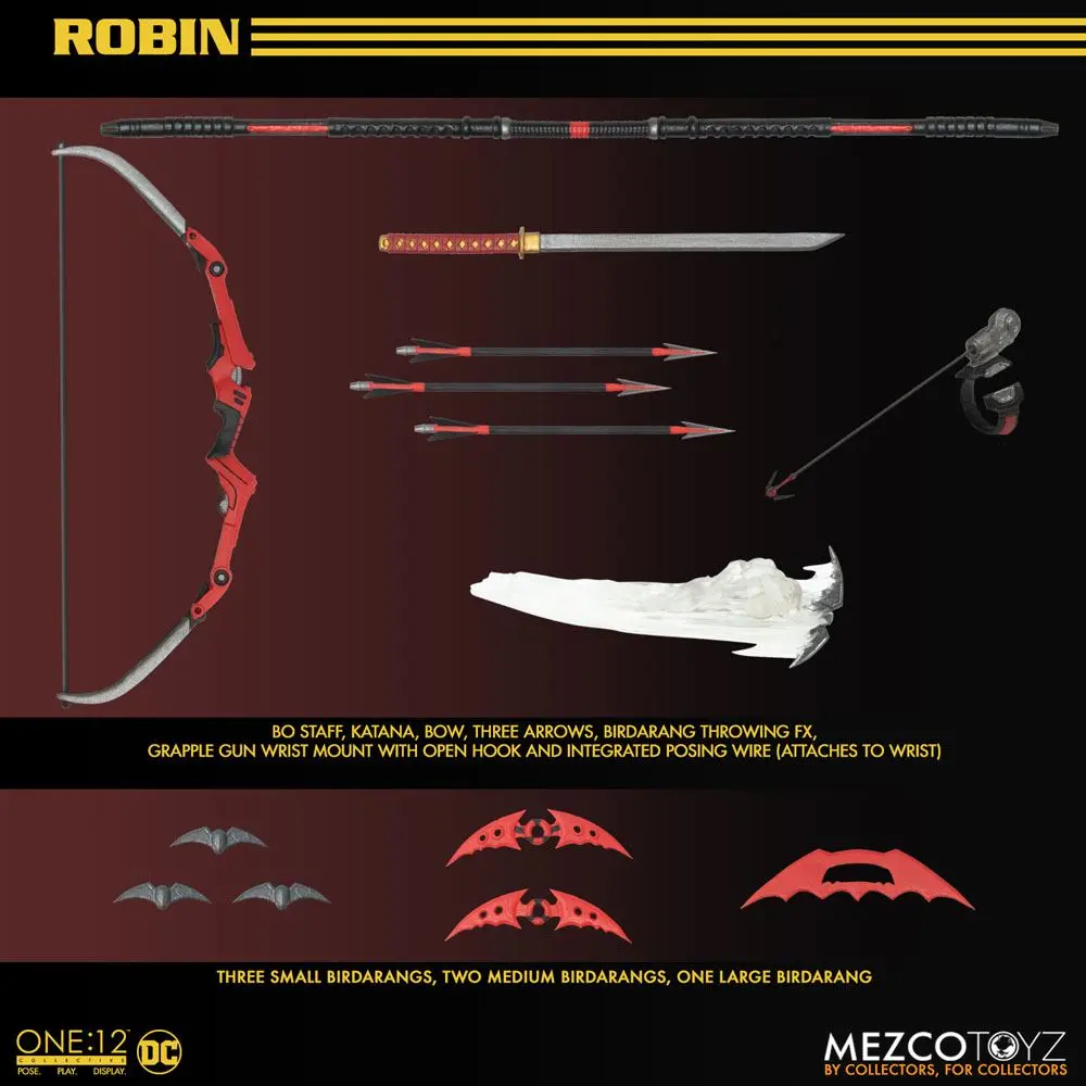 DC Comics Actionfigur 1/12 Robin 16 cm Produktfoto