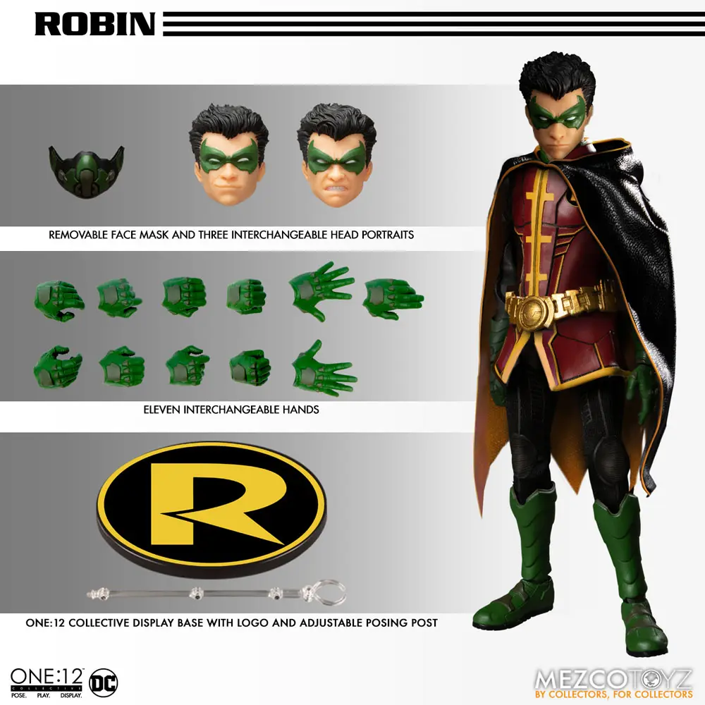 DC Comics Actionfigur 1/12 Robin 16 cm Produktfoto