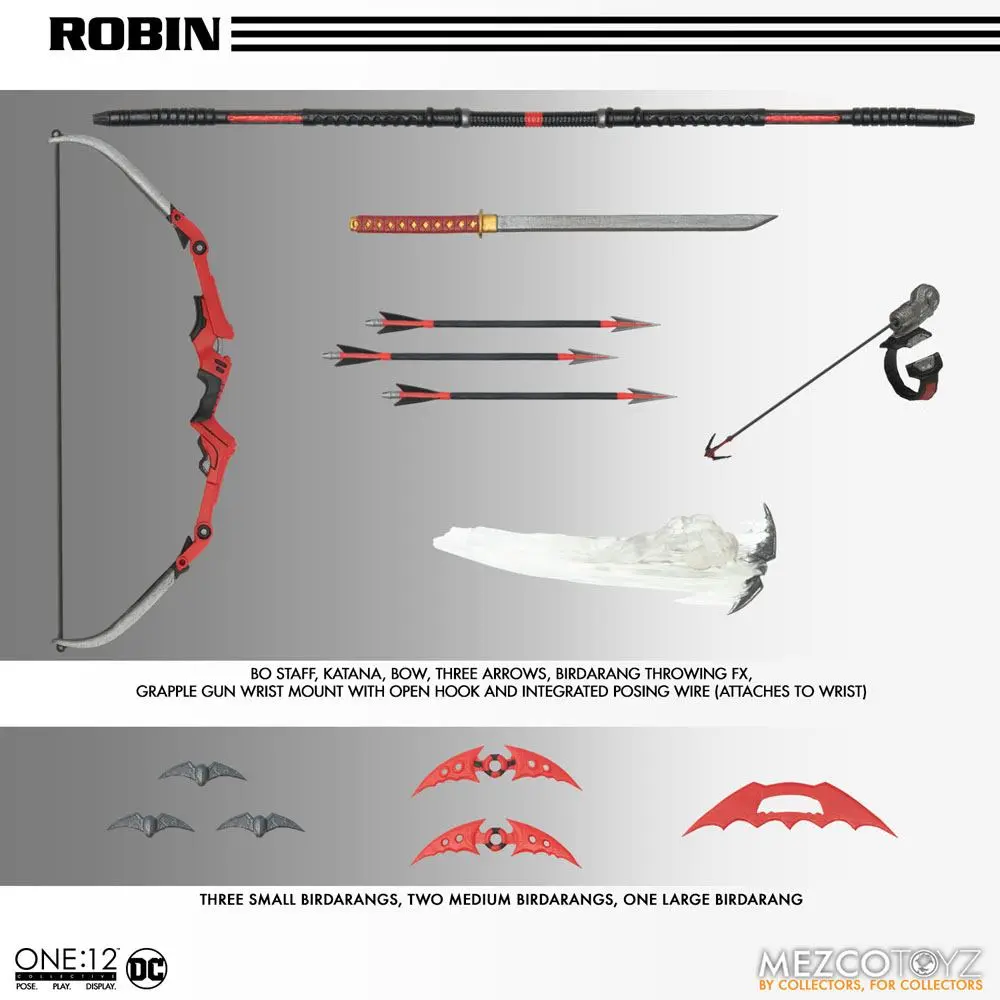 DC Comics Actionfigur 1/12 Robin 16 cm Produktfoto