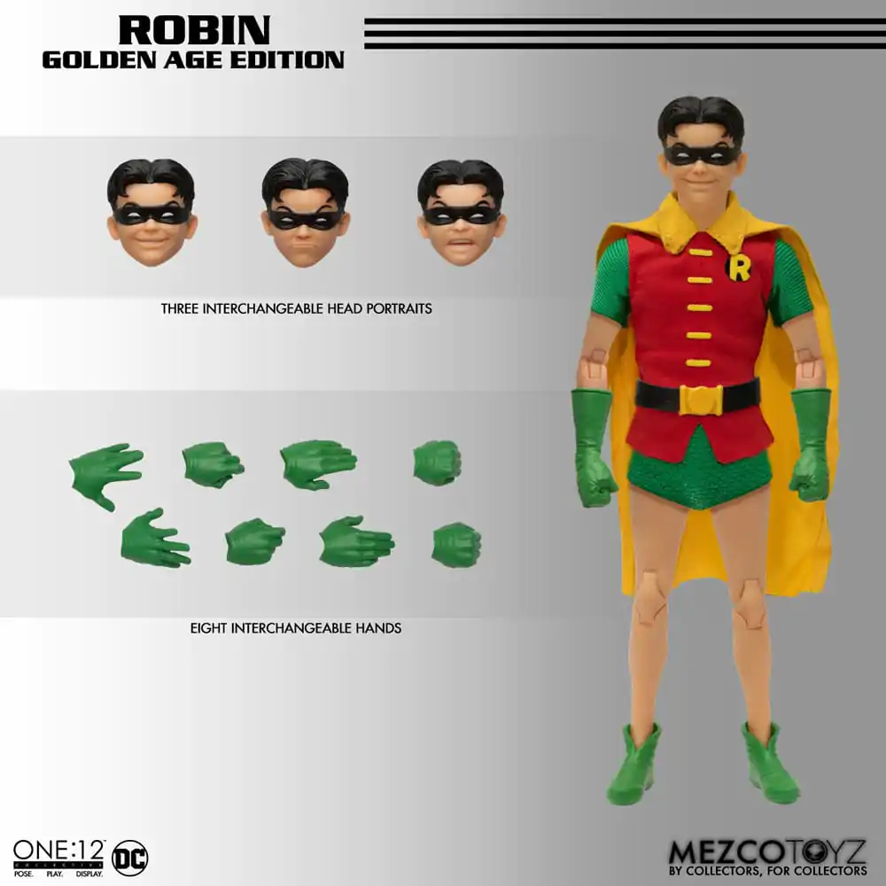 DC Comics Actionfigur 1/12 Robin (Golden Age Edition) 16 cm termékfotó
