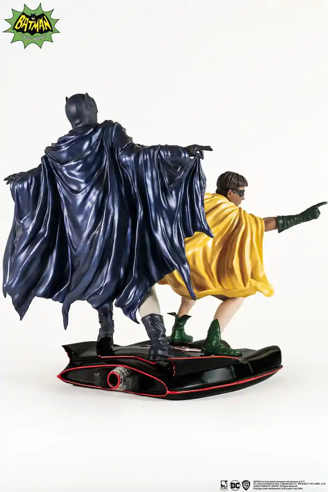 DC Comics PVC Diorama Statue 1/8 Batman & Robin 1966 23 cm termékfotó