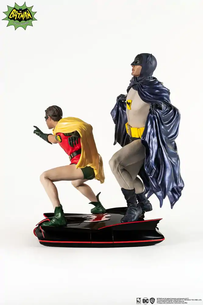 DC Comics PVC Diorama Statue 1/8 Batman & Robin 1966 23 cm termékfotó