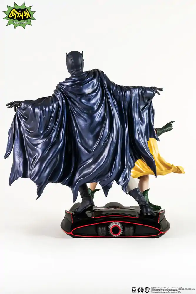 DC Comics PVC Diorama Statue 1/8 Batman & Robin 1966 23 cm termékfotó