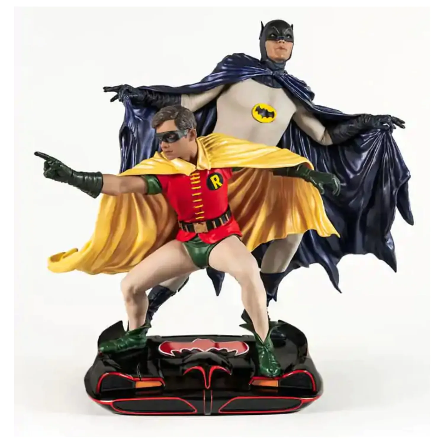 DC Comics PVC Diorama Statue 1/8 Batman & Robin 1966 23 cm Produktfoto