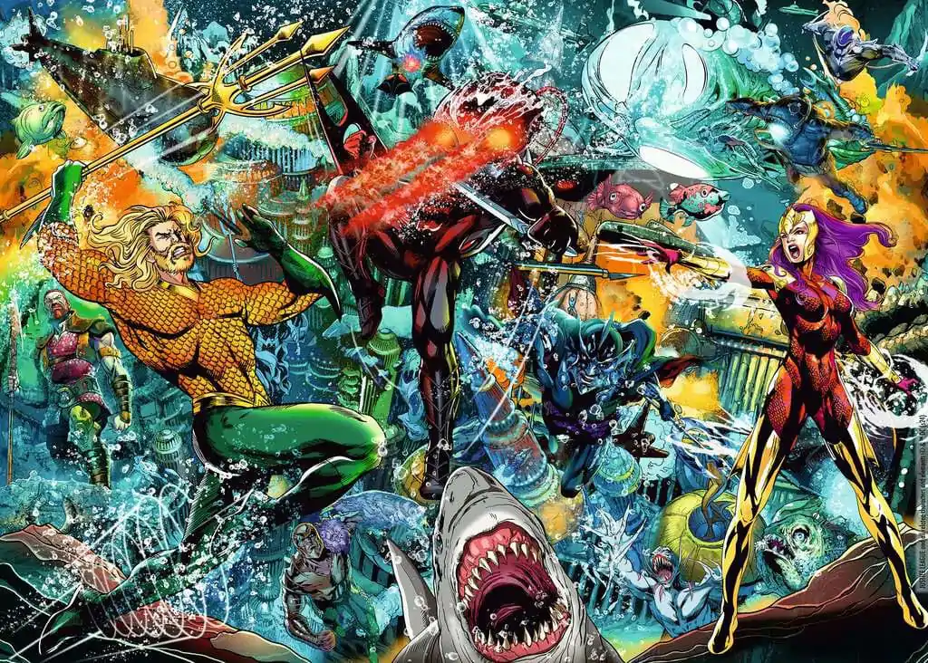 DC Comics Puzzle Aquaman (1000 Teile) Produktfoto