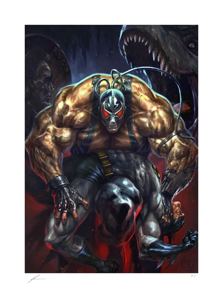 DC Comics Kunstdruck Bane: The Man Who Broke the Bat 46 x 61 cm - ungerahmt Produktfoto