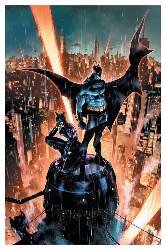 DC Comics Kunstdruck Batman & Catwoman 41 x 61 cm - ungerahmt Produktfoto