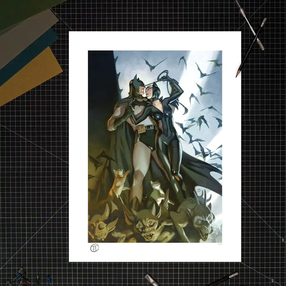 DC Comics Kunstdruck Batman & Catwoman 46 x 61 cm - ungerahmt termékfotó