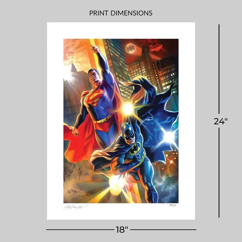 DC Comics Art Print Batman & Superman: World's Finest 61 x 46 cm - ungerahmt Produktfoto