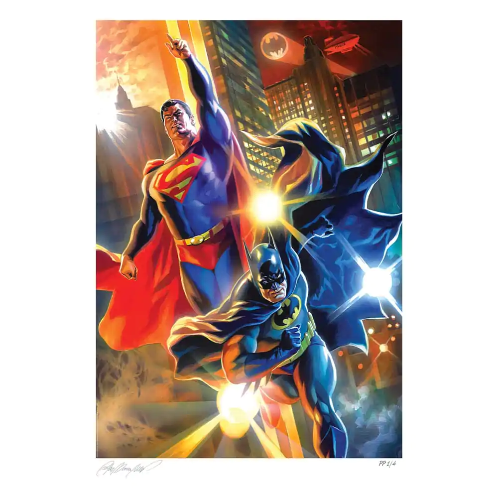 DC Comics Art Print Batman & Superman: World's Finest 61 x 46 cm - ungerahmt Produktfoto