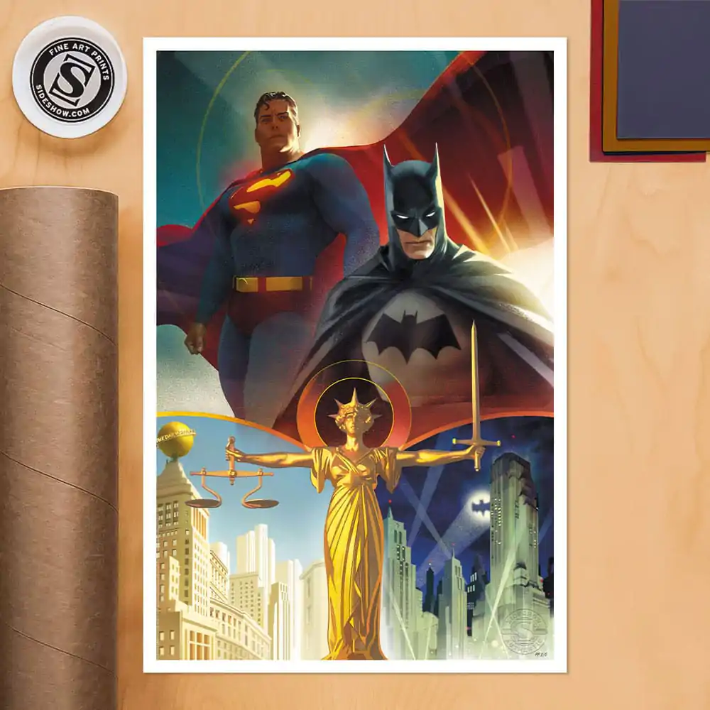 DC Comics Kunstdruck Batman & Superman: World's Finest 41 x 61 cm - ungerahmt termékfotó