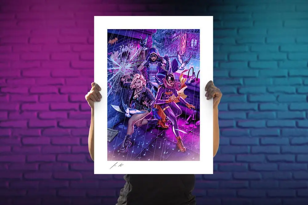 DC Comics Kunstdruck Birds of Prey by John Keaveney 46 x 61 cm - ungerahmt Produktfoto