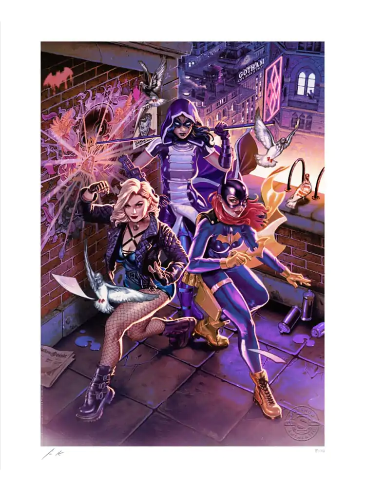 DC Comics Kunstdruck Birds of Prey: Dawn Variant 46 x 61 cm - ungerahmt Produktfoto