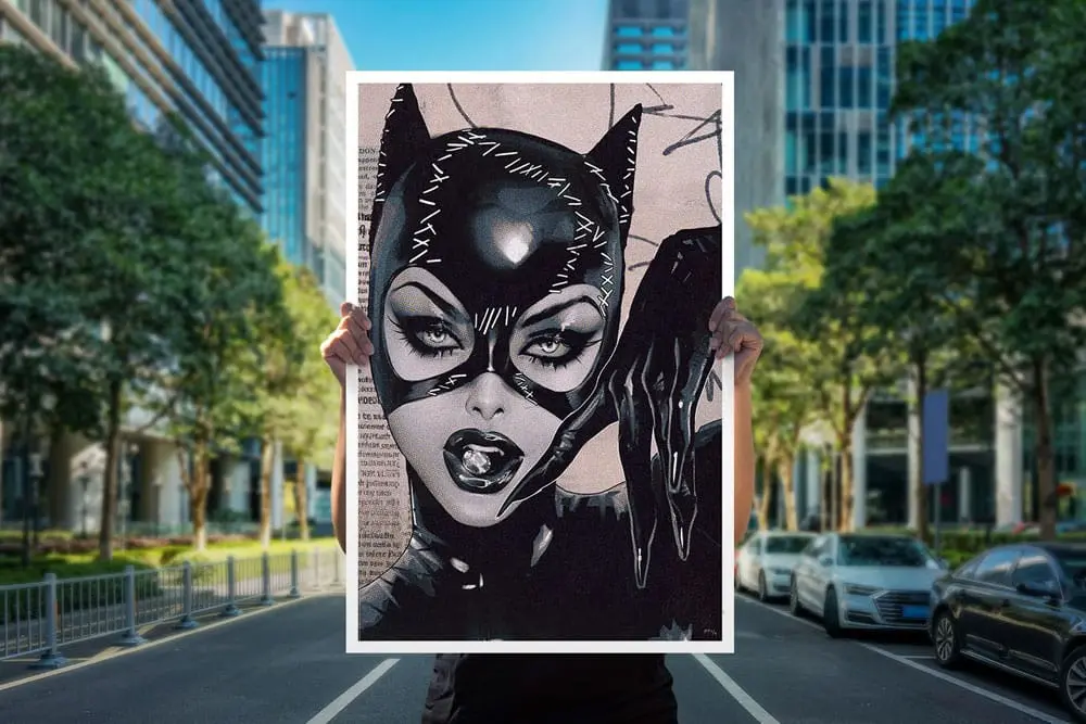DC Comics Kunstdruck Catwoman #50 41 x 61 cm - ungerahmt Produktfoto