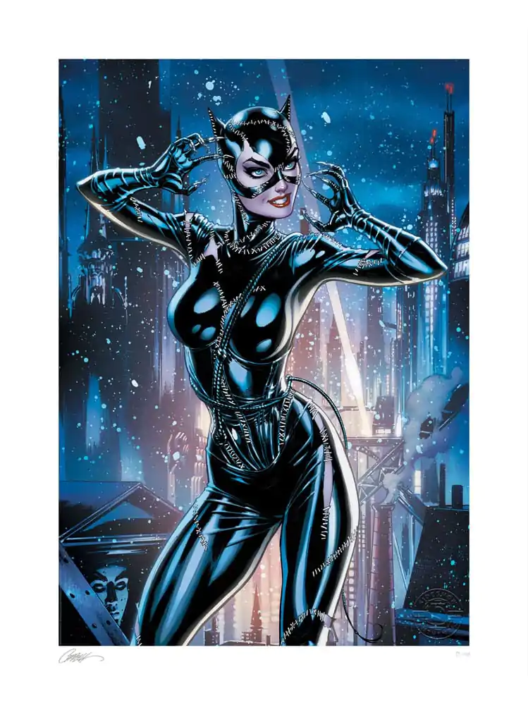 DC Comics Kunstdruck Catwoman 80th Anniversary: Batman Returns 46 x 61 cm - ungerahmt Produktfoto