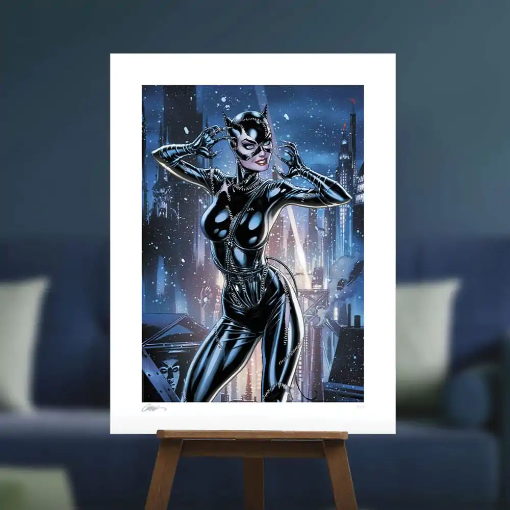 DC Comics Kunstdruck Catwoman 80th Anniversary: Batman Returns 46 x 61 cm - ungerahmt Produktfoto